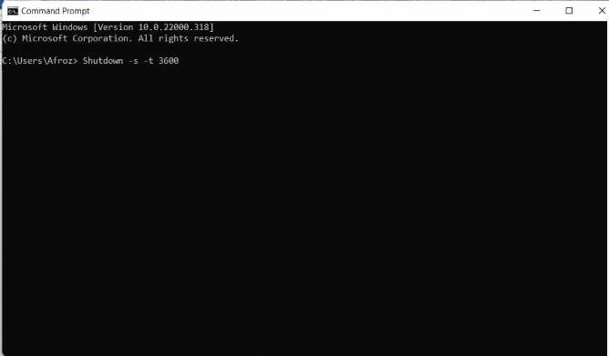 command prompt