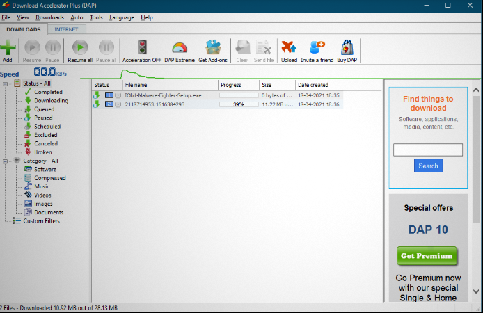 Download Accelerator Plus