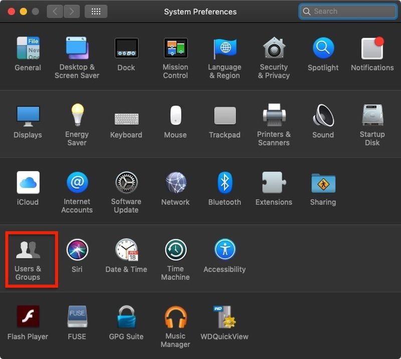 System Preferences