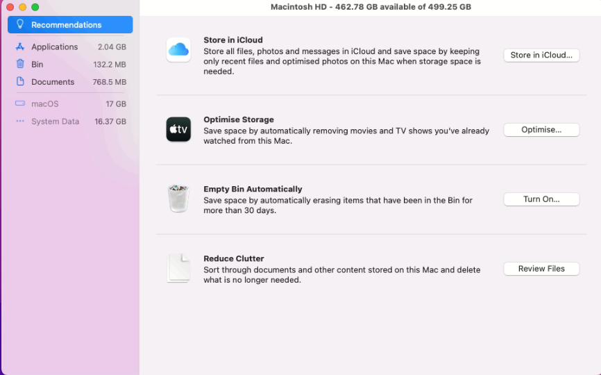 store in icloud