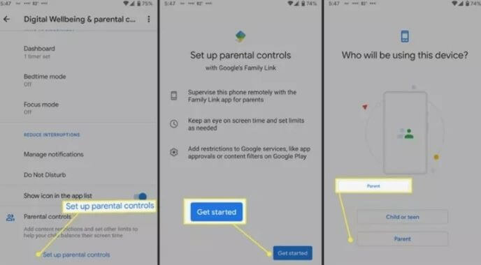 Parent Control systems