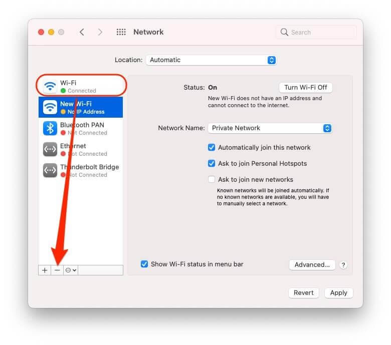 Wi-Fi Connection