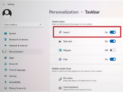 taskbar