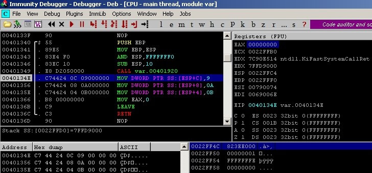 Immunity Debugger
