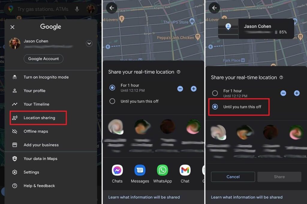 update time settings