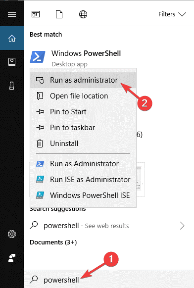 Run as administrator