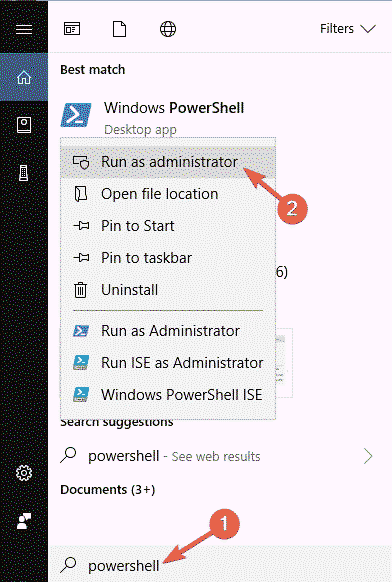 Run as Administrator