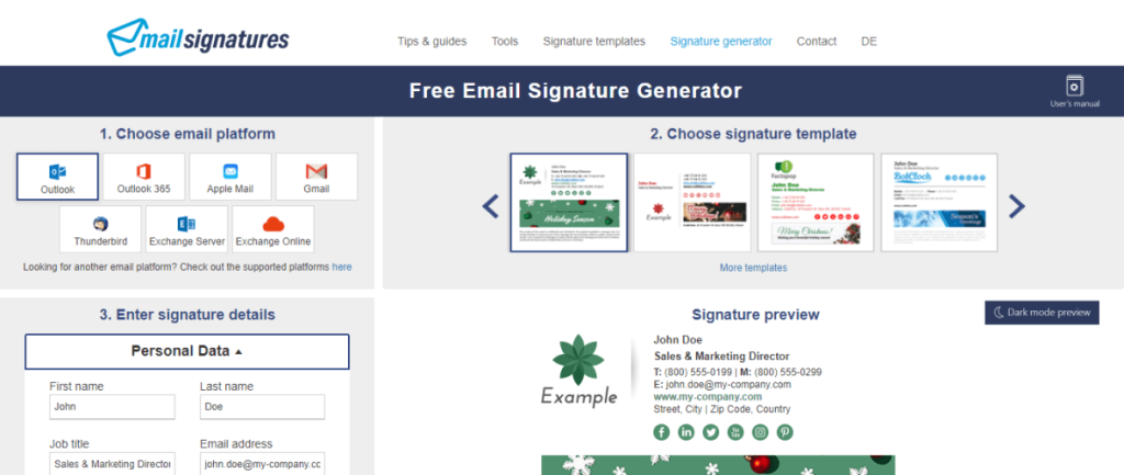 Mail Signatures