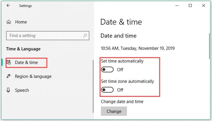 Date & Time