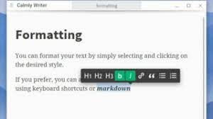 Calmly Writer