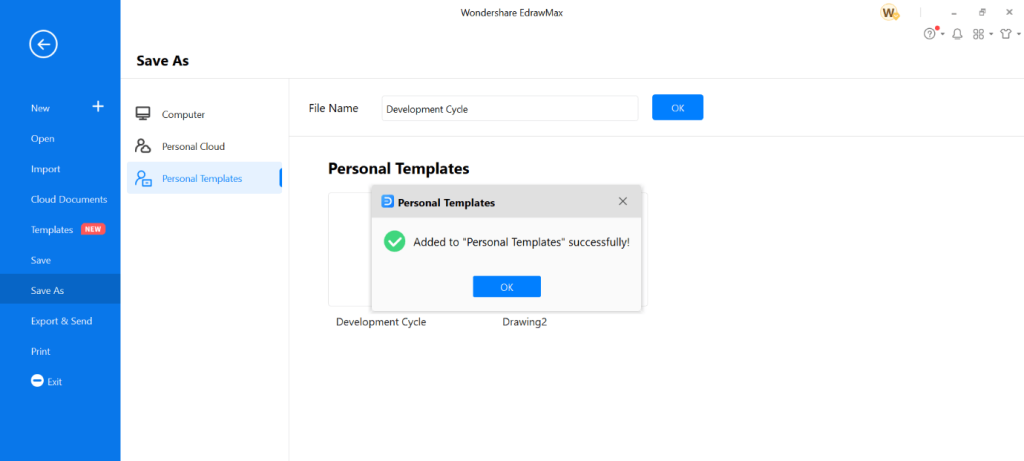 Personal Templates