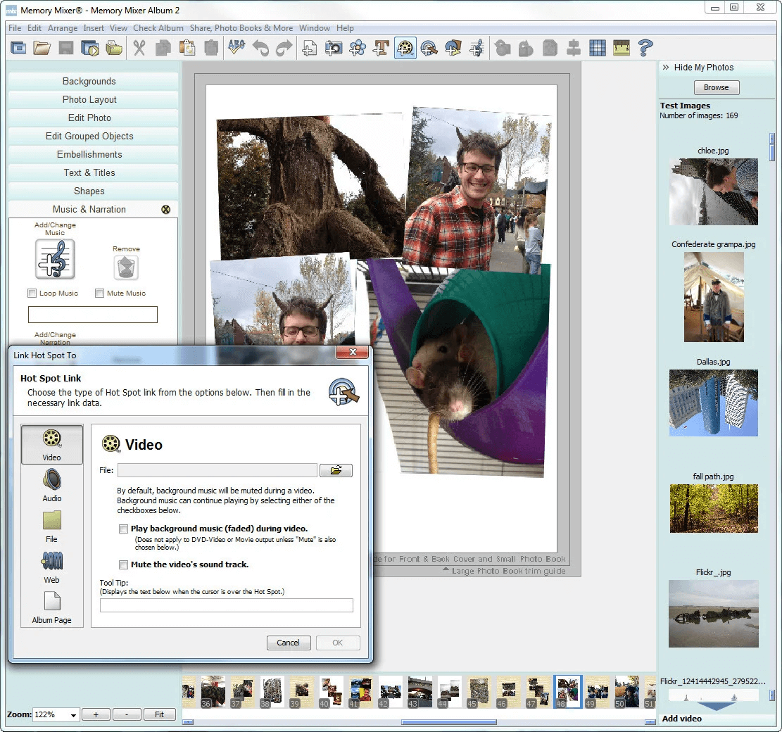 MemoryMixer software for scarpbooking