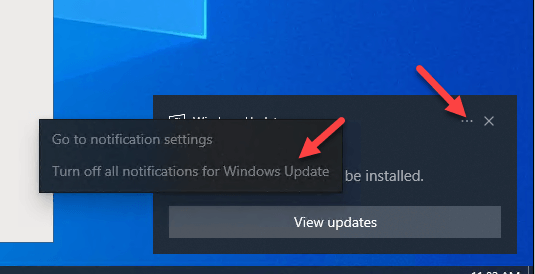 Turn off Notifications in Windows 10 and 11