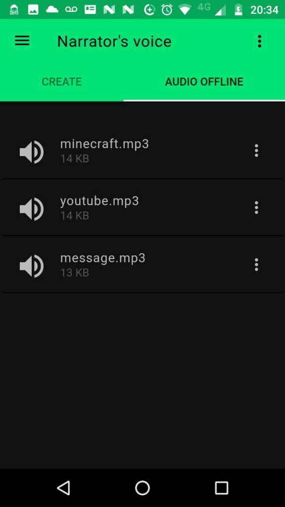Narrator’s Voice
