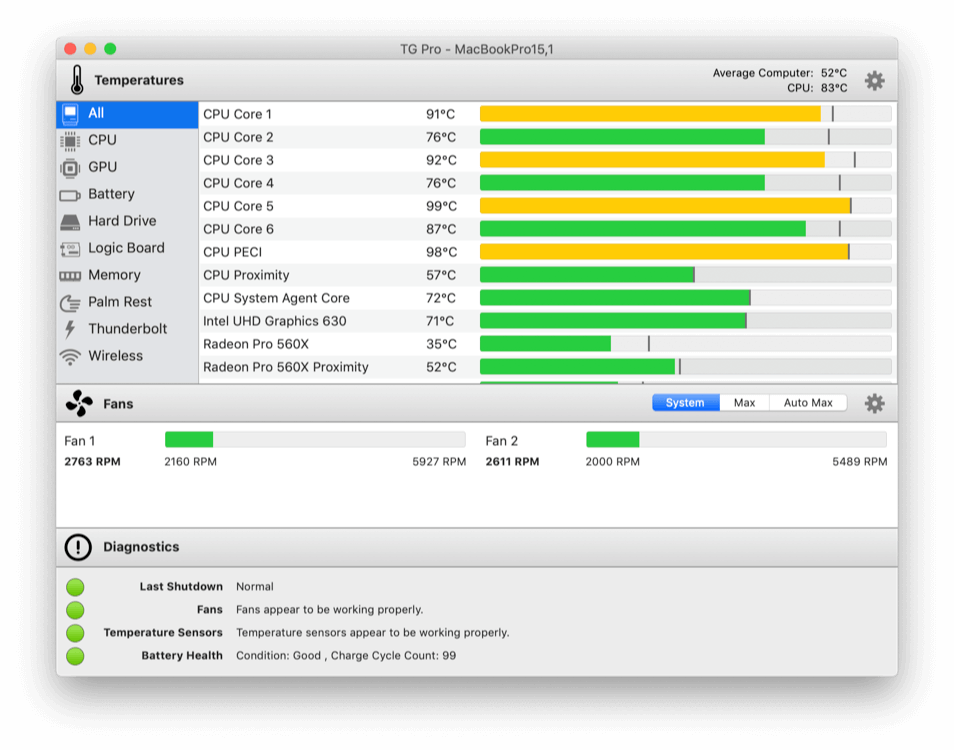 TG Pro Mac fan control app