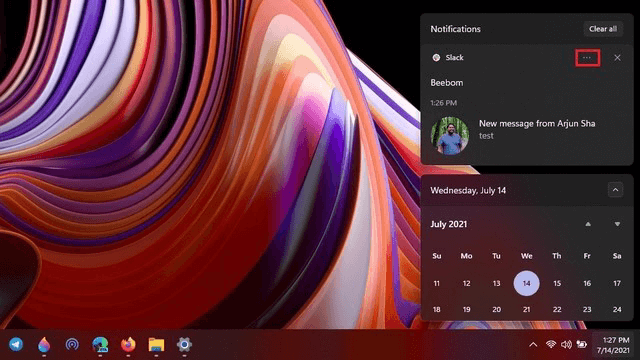 Disable Notifications from Notification Center