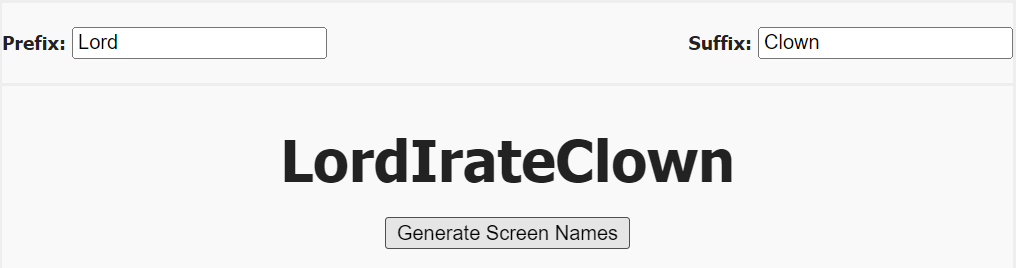 Name Generator