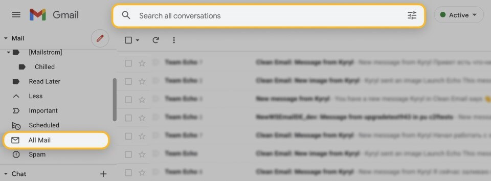 all mail