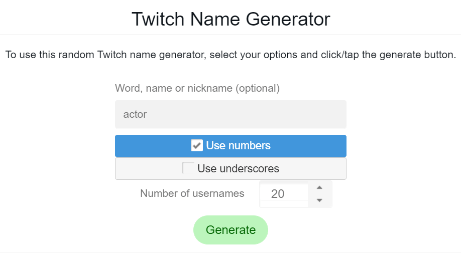 GeneratorMix 