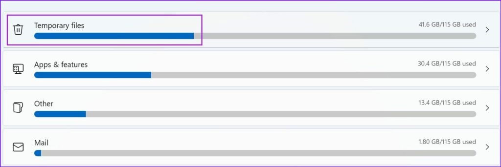 Remove Temporary Files