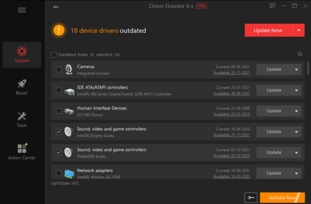 audio device drivers