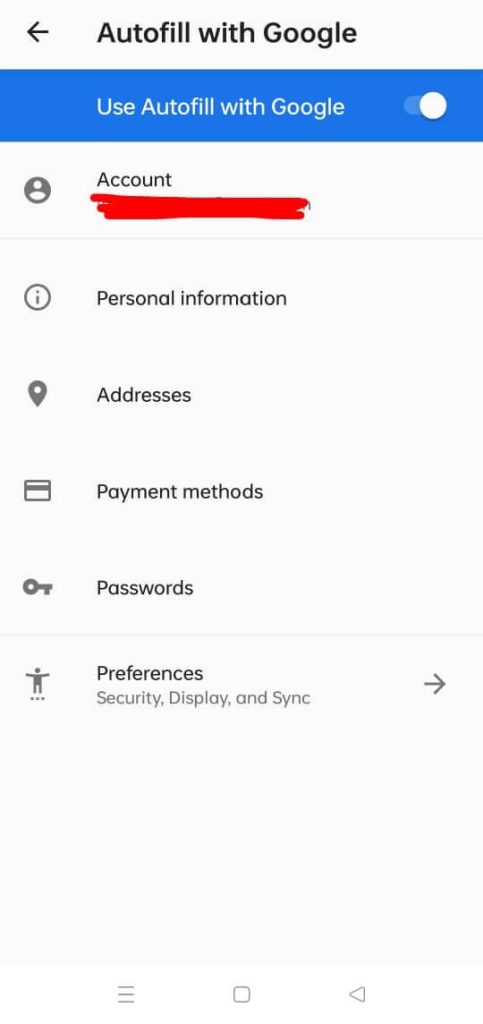 Autofill with Google
