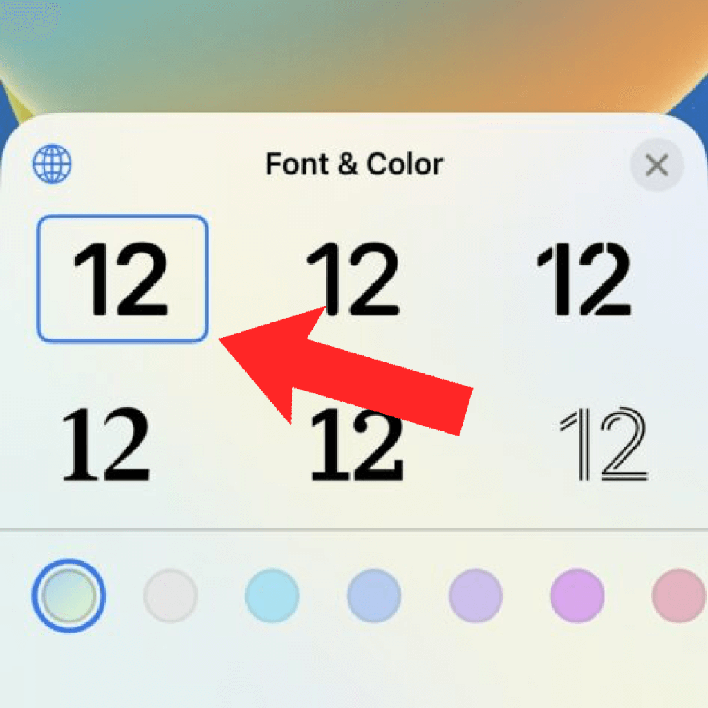 Font & Color