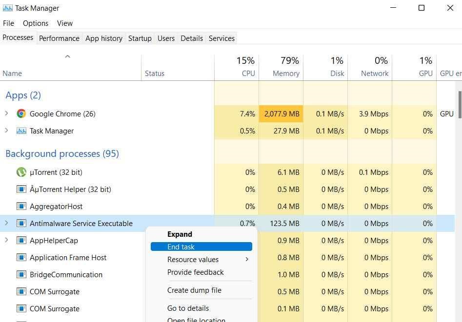  Use Task Manager