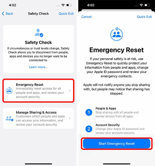 Emergency Reset