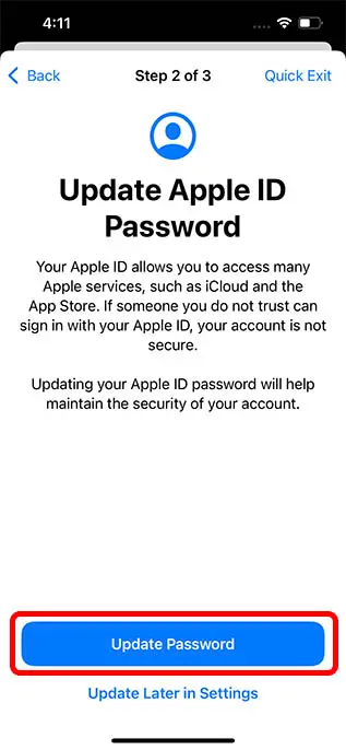 Apple ID password