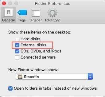  External Hard Drive Visibility