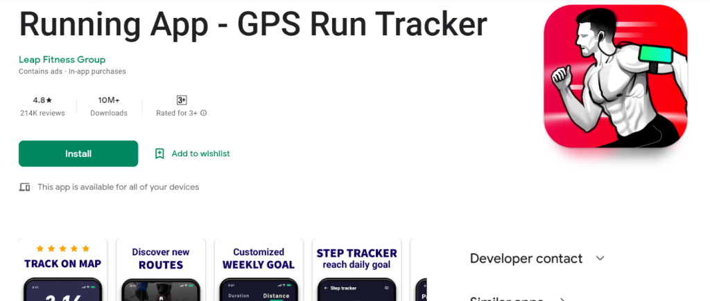 running apps 
