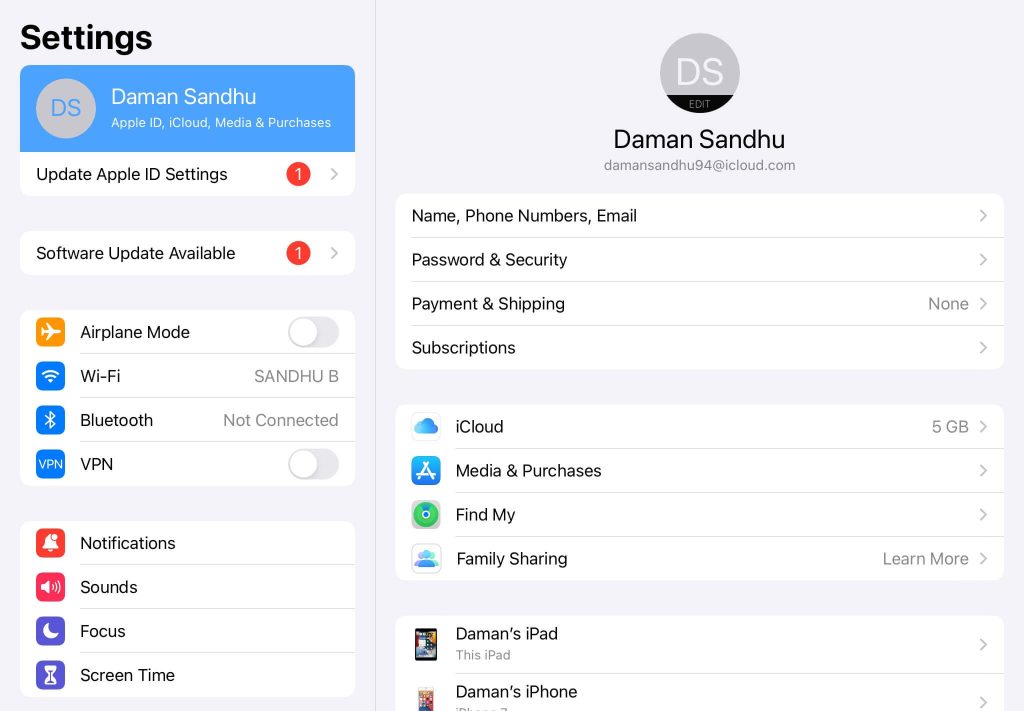 Apple Notes Not Syncing