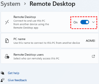 Remote Desktop