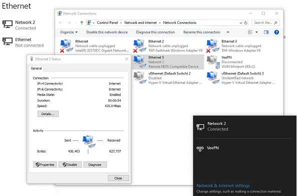 network adapter in windows 10
