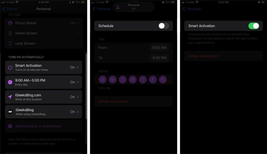 Turn Off Share Access Devices