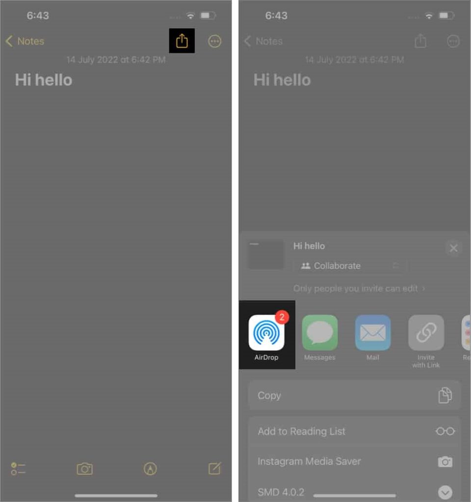  AirDrop