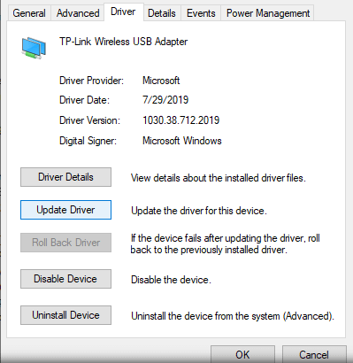 update driver