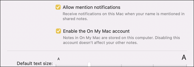 On My Mac section