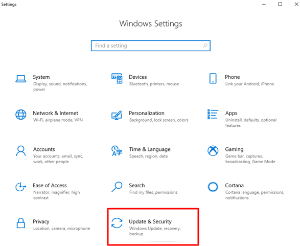 update and security