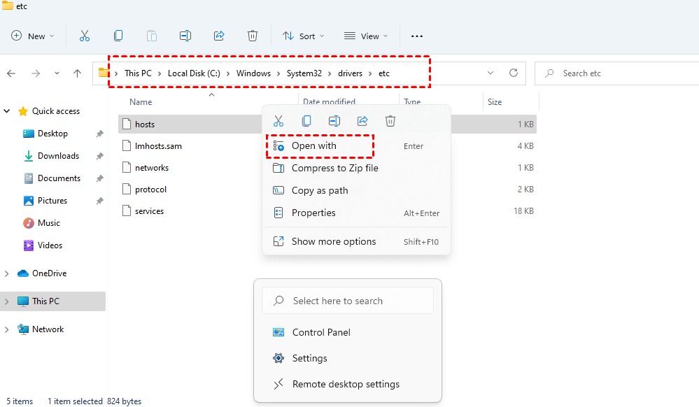 file explorer