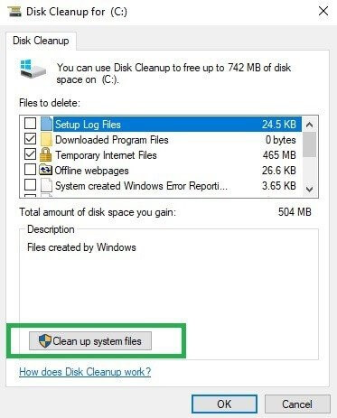 Delete Temporary Files