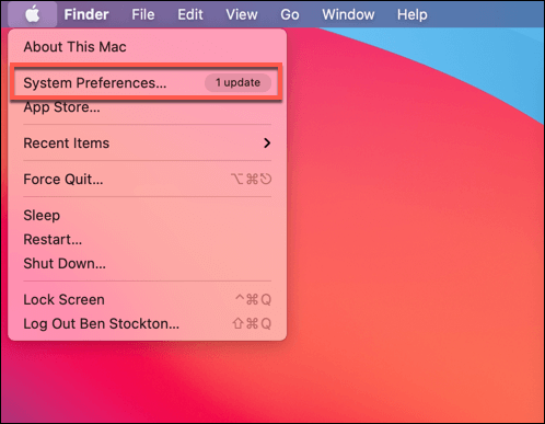 System Preferences