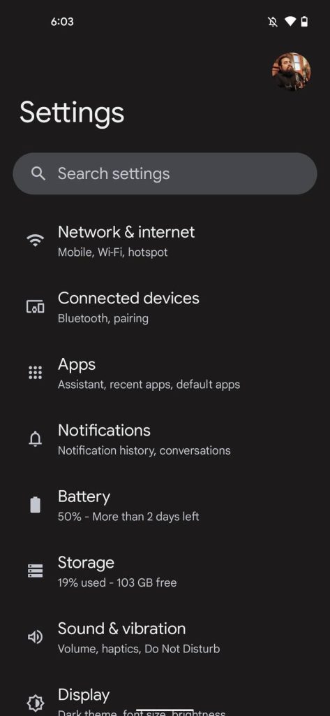 choose notifications