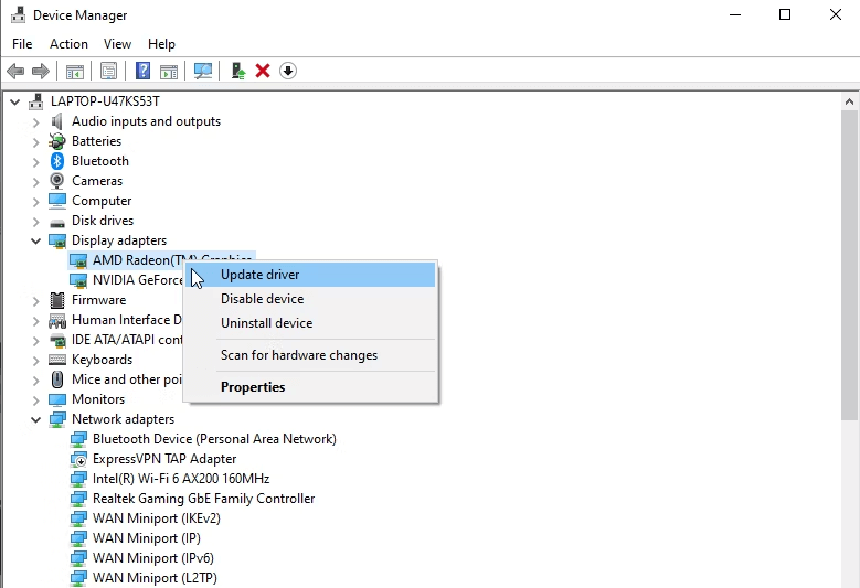 Update Driver