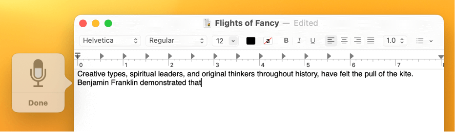 Dictation
