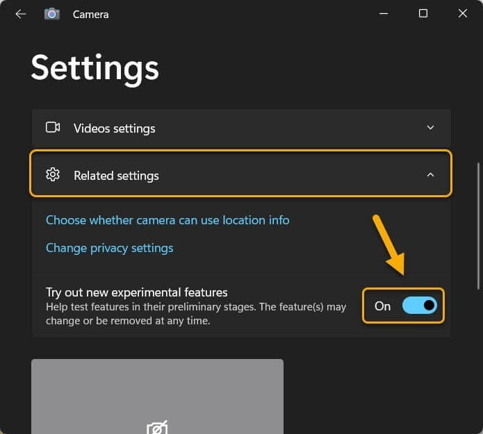  Try out new experimental features