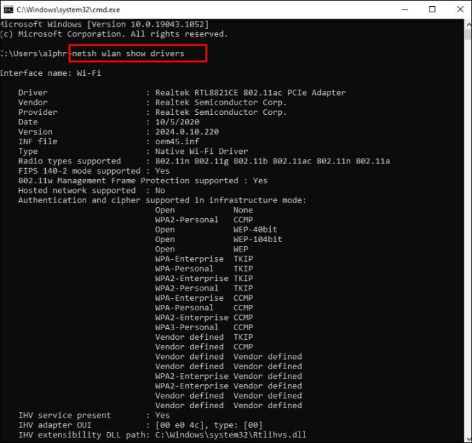 WiFi LAN Driver