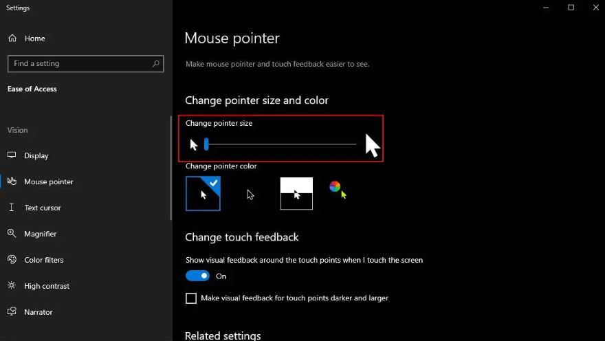 mouse pointer