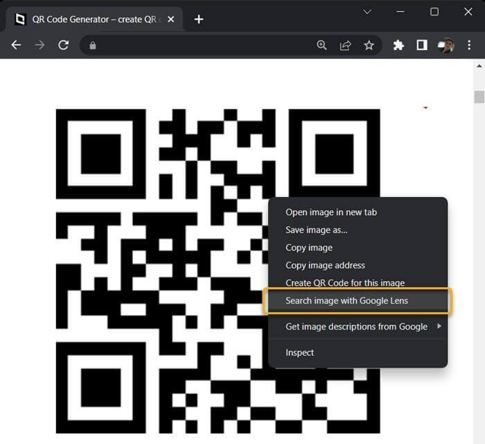 Search image with Google Lens